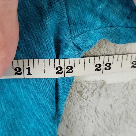 Whalewatch Waikoloa Hawaii Ocean Blue Tie Dye Summer Vintage Tee Men's Size XL - Picture 12 of 13